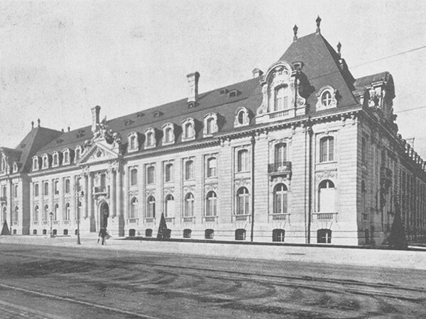 Le siège de l’Arbed, construit sous la direction d’Eustache Giorgetti.