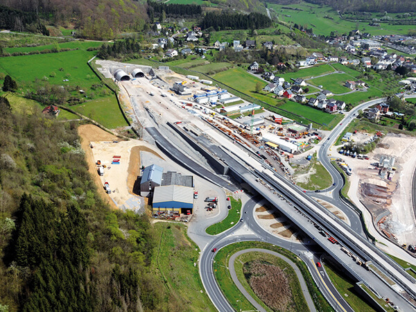 Le tunnel Grouft, un ouvrage souterrain de 2.966 m a été réalisé entre 2005 et 2010.
