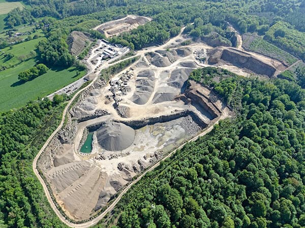 The GBA operating site, Grès du Bois d´Anthisnes, in Belgium.