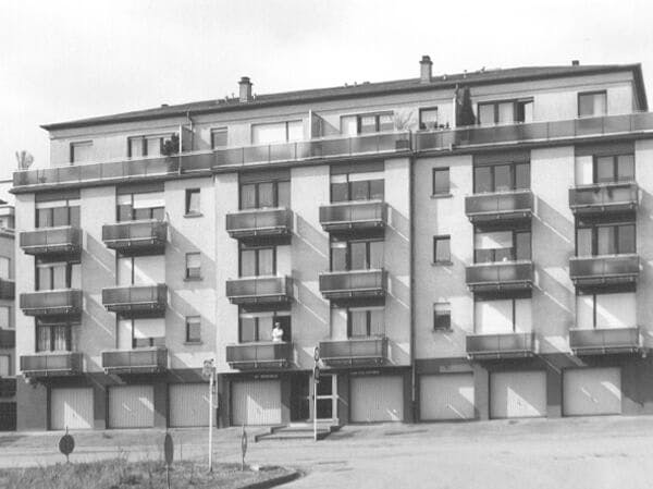 Domaine de Gasperich, démarré en 1973. Le lotissement comprend 131 maisons.