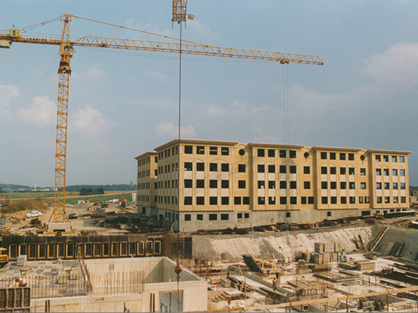 Construction of the new Félix Giorgetti head-office. Moving-in date 1992.