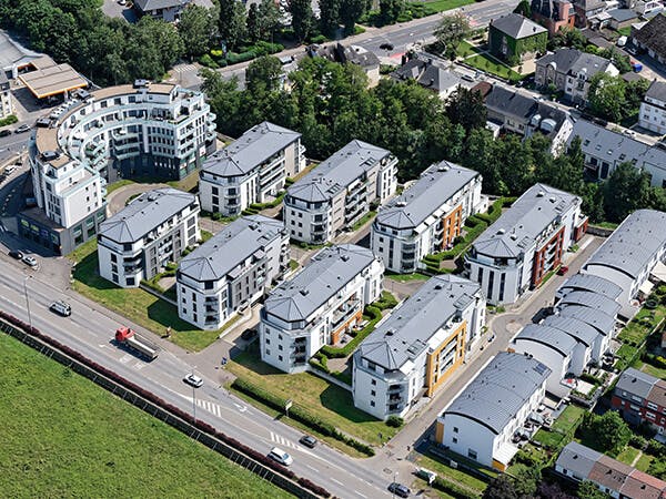 Domaine Altena à Esch sur Alzettte, le premier projet réalisé suivant le nouveau concept écologique « écogio ».