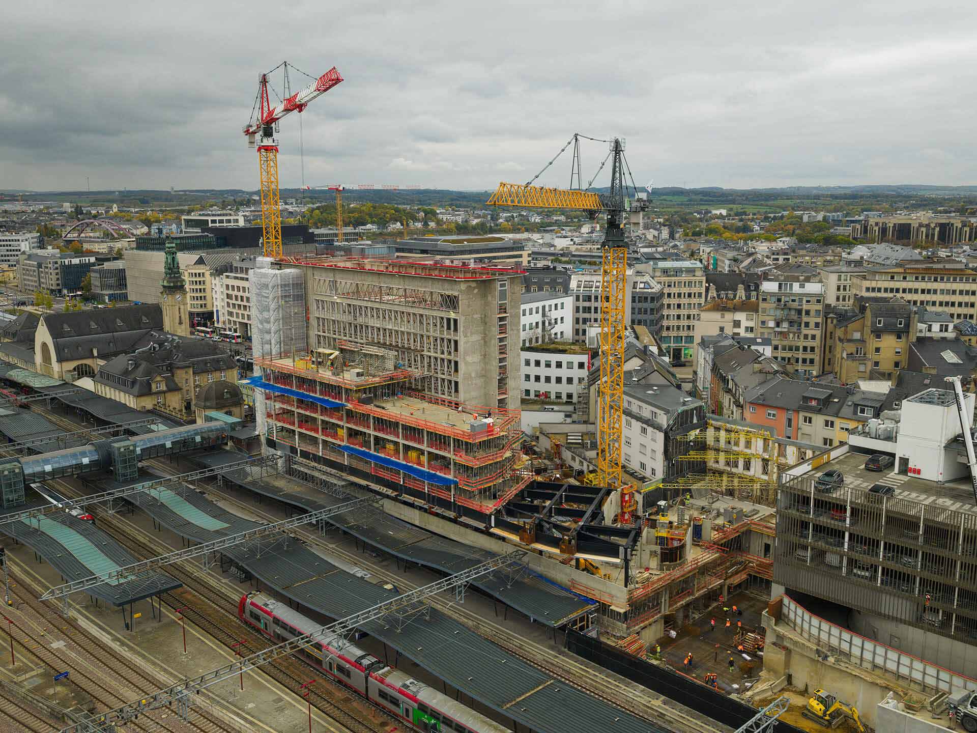 The structural work will continue until 2026