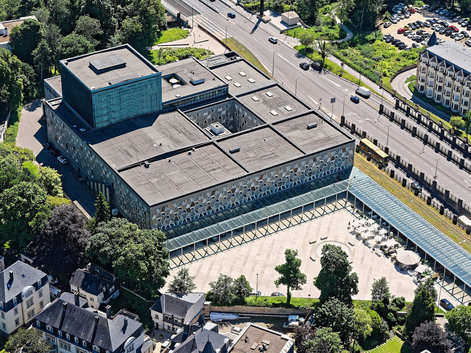Le Grand Théatre du Luxembourg compte parmi les bâtiments emblématiques de la ville.